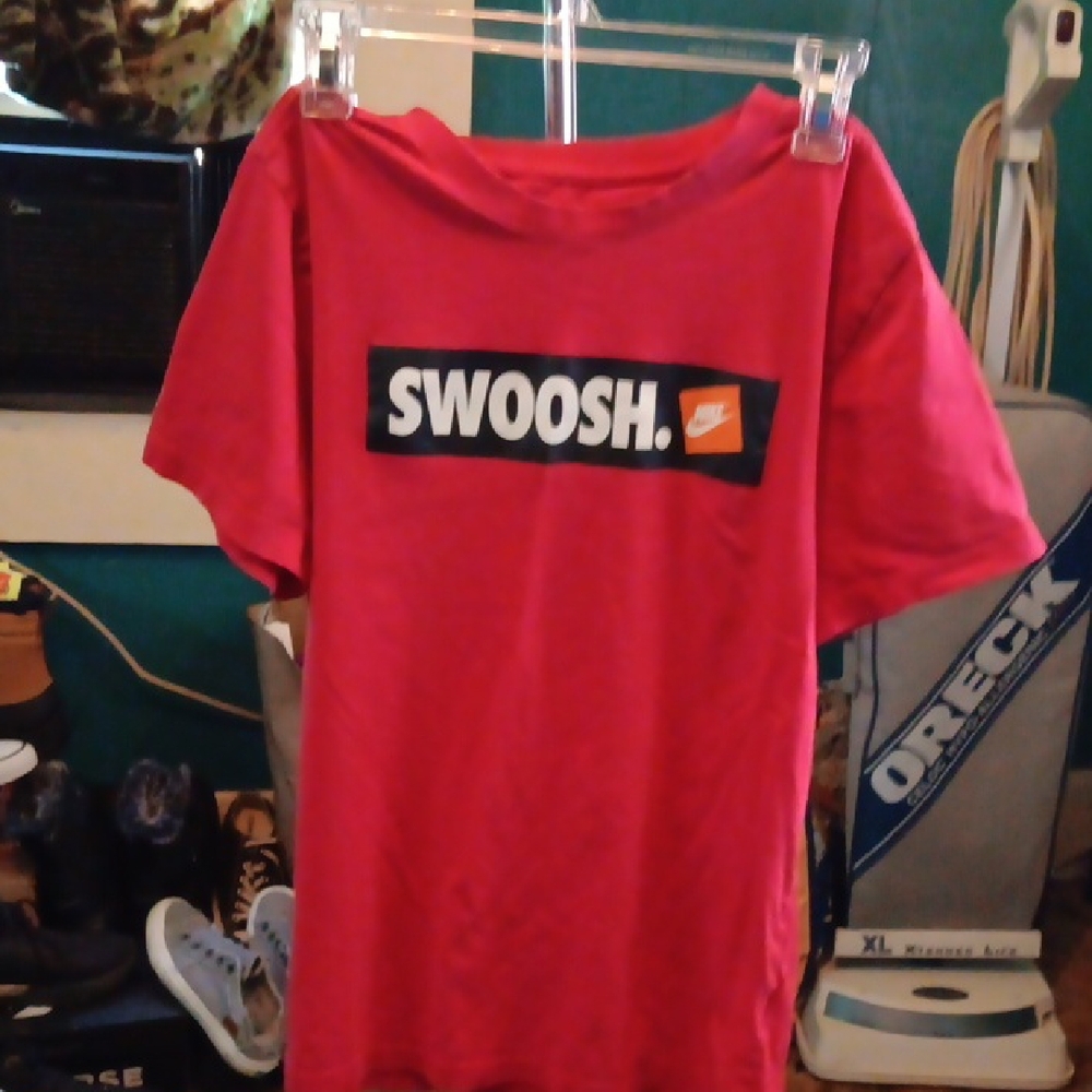 Nike Red Swoosh Graphic Tee
